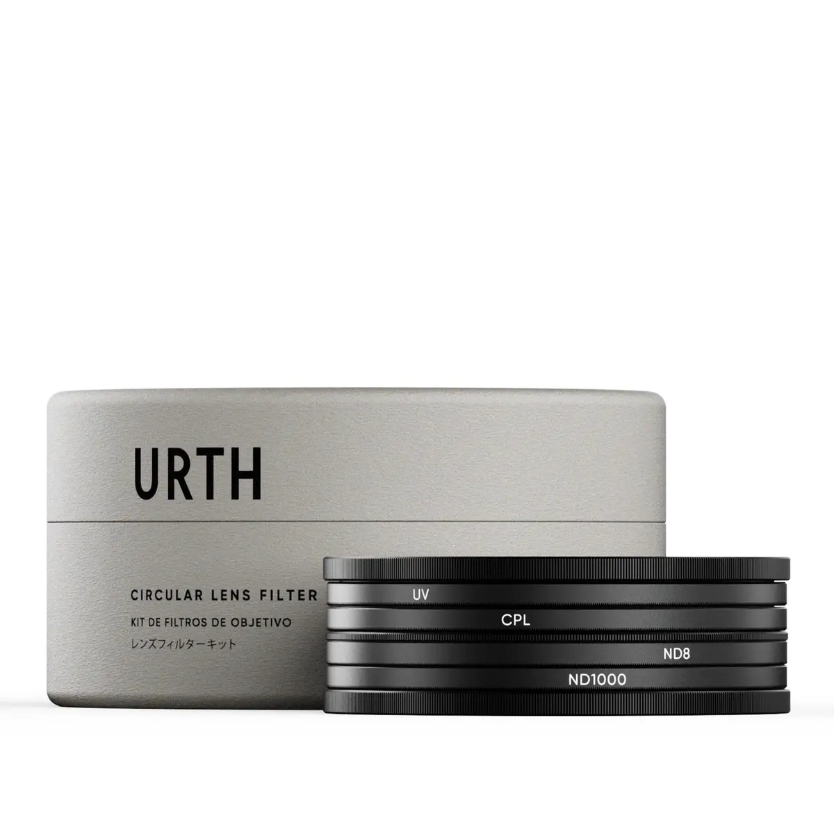 Urth 58Mm Uv, Circular Polarizing (Cpl), Nd8, Nd1000 Lens Filter Kit (Plus+) 1