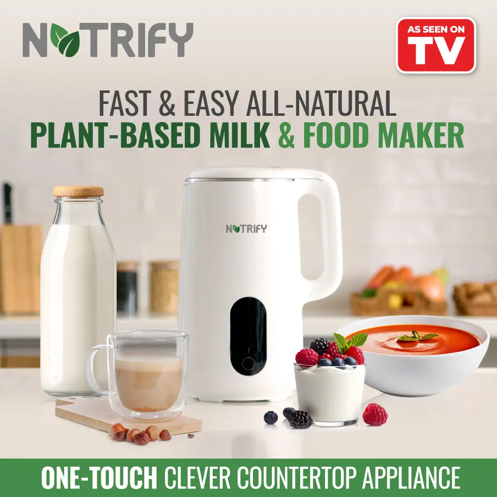 Nutrify All-Natural Plant-Based Milk And Food Maker 2