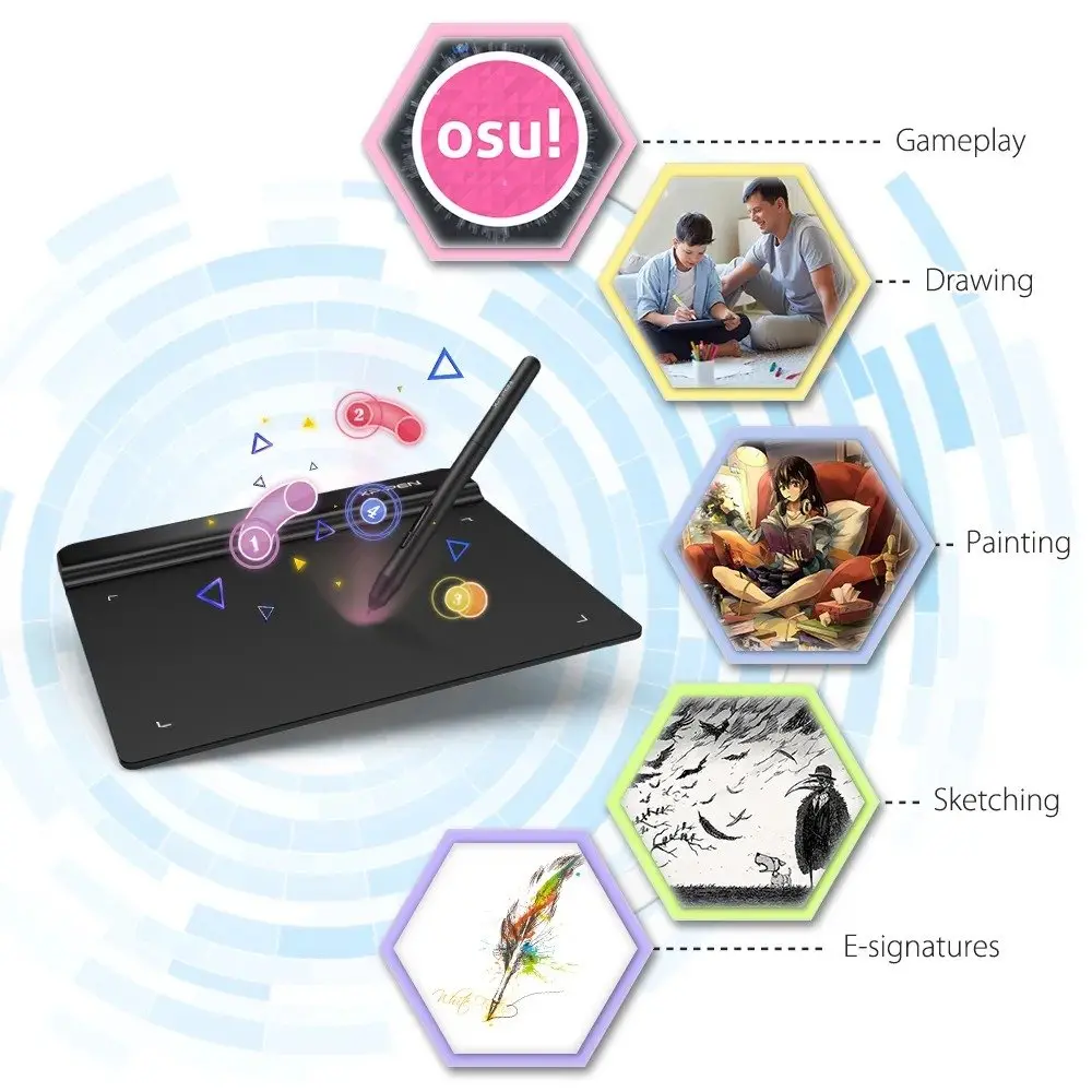 Xppen Star G640 Graphics Tablet - Black 2