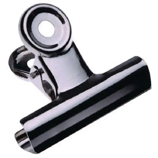 Esselte Bulldog Clips 63Mm Silver Box 36 1