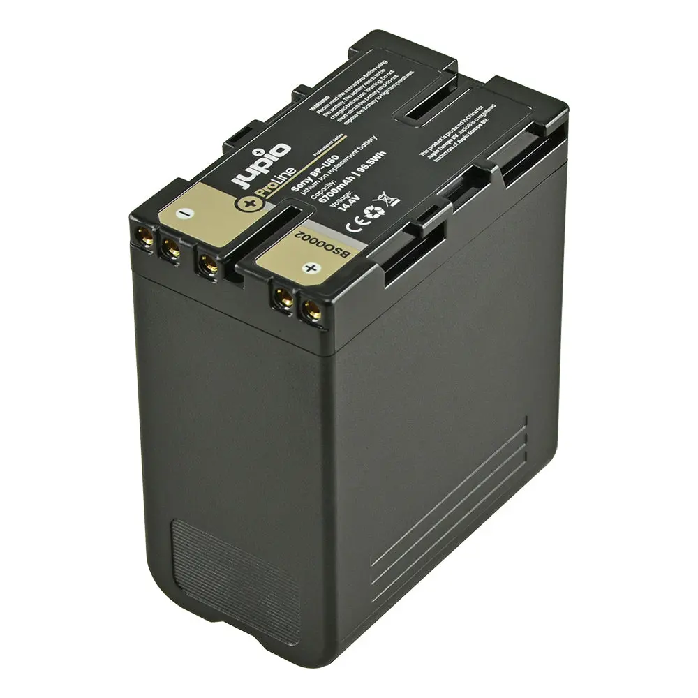 Jupio Proline Li-Ion 14.4V 6700Mah Battery For Sony Bp-U60 Camera 1