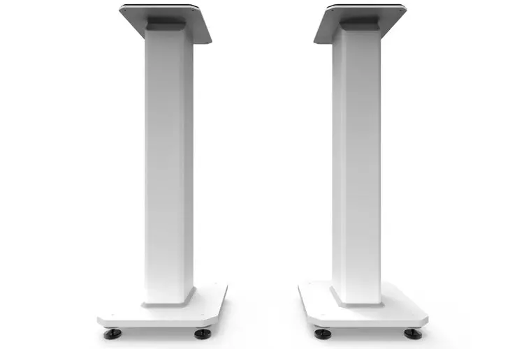 Kanto Sx26w 26" Fillable Speaker Stands With Isolation Feet - Pair (White) 2