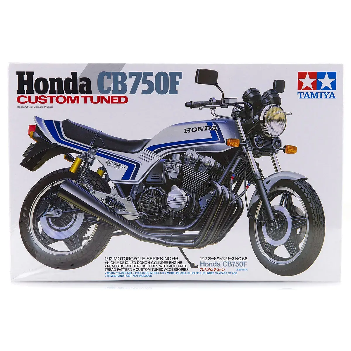 Tamiya 1/12 Honda Cb750f Custom Tuned Motorcycle Scaled Plastic Model Kit 1