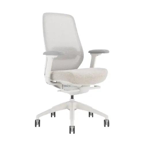Desky Coilflex Ergonomic Office Chair - Wheat / No Headrest 1