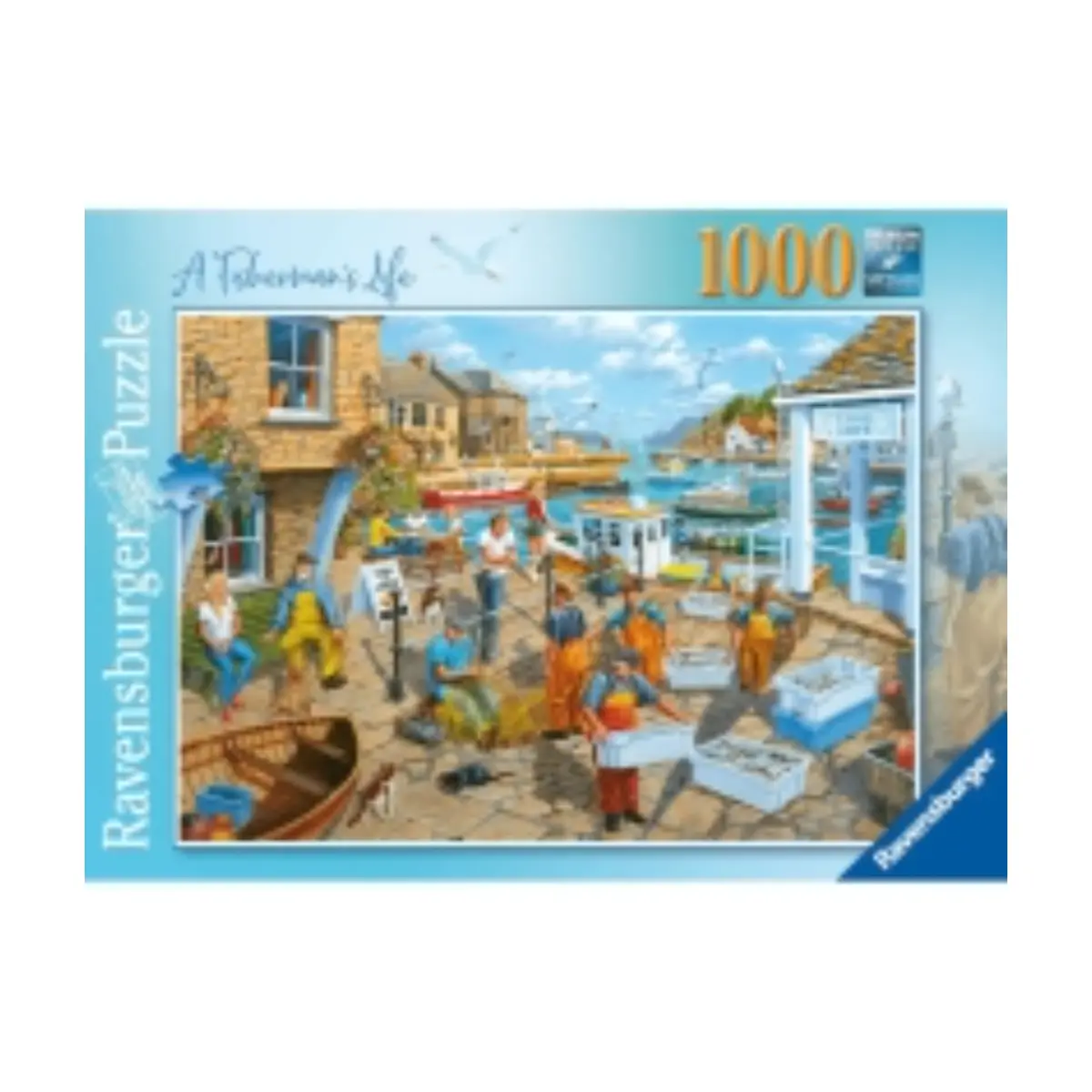 Ravensburger 1000Pc Fishermans Life Puzzle 1