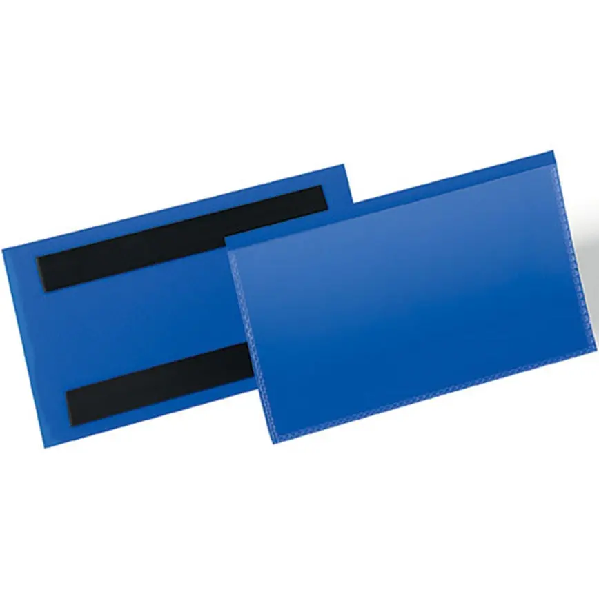 Durable Logistics Magnetic Document Pocket 80X160mm Pack 50 1