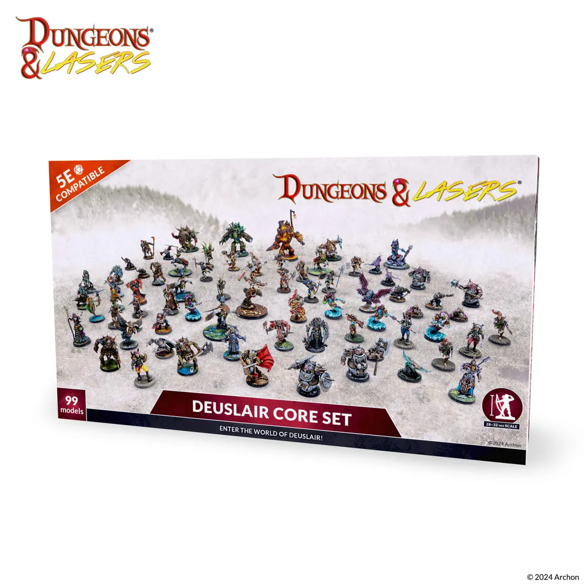 Dungeons & Lasers: Miniatures Deuslair: Core Set 2