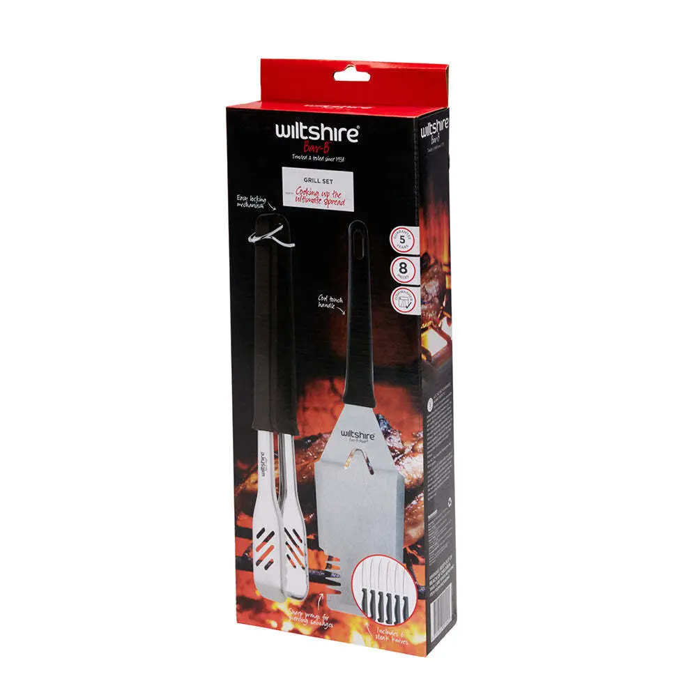 Wiltshire Bar-B Ultimate Grilling Bbq Cooking Tool Set 2