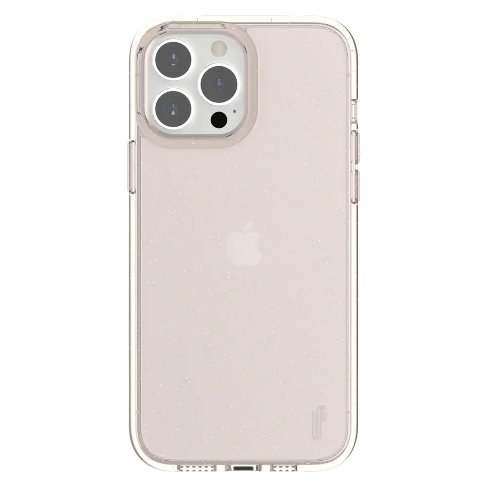 Ugly Rubber Iphone 13 Pro Vogue Glitter Infused Armor Case (Pink) 1
