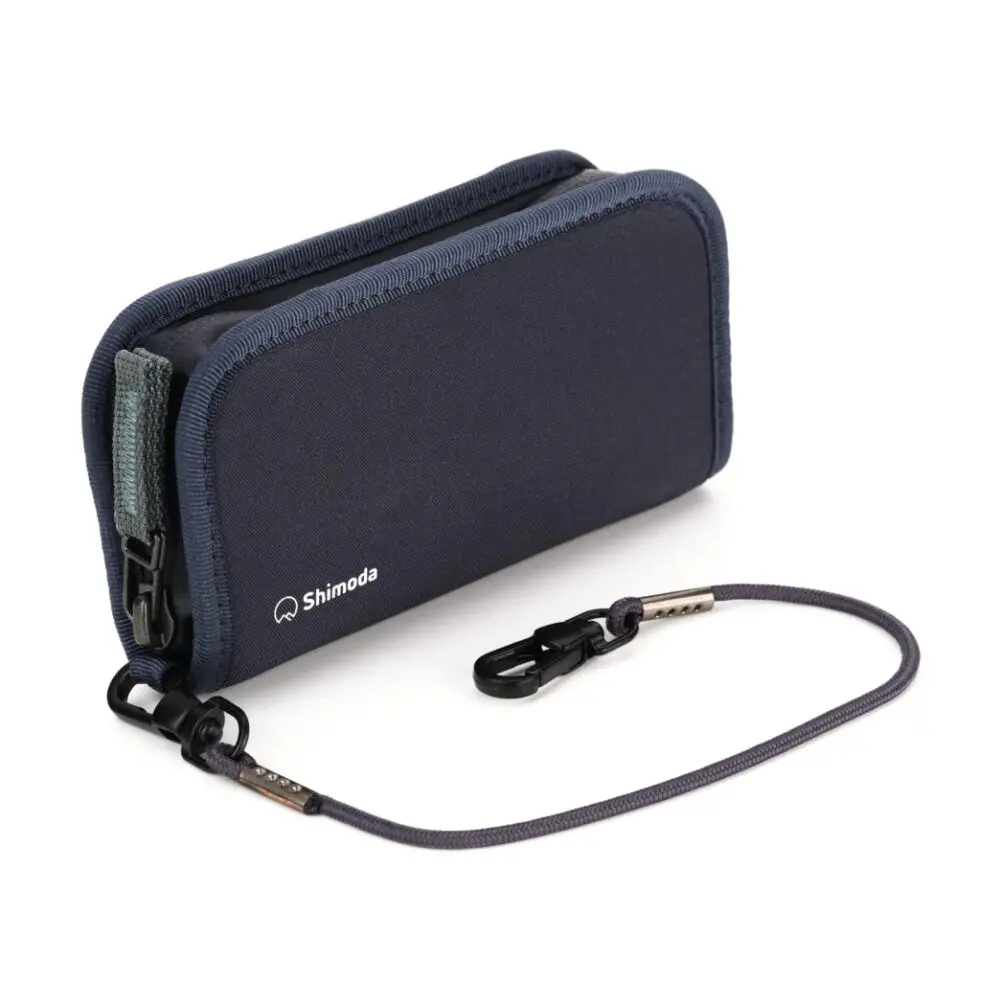 Shimoda Card Wallet Zip Memory Storage Protective Splashguard Blue 1