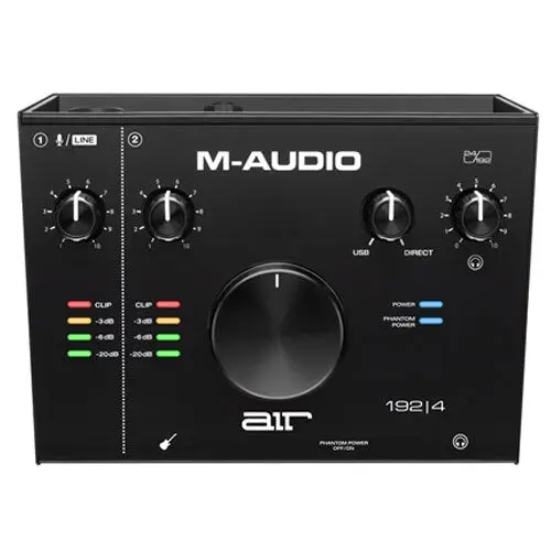 M-Audio Air 192/4 Usb 2X2 Audio Interface Monitoring With Midi (Black) 1