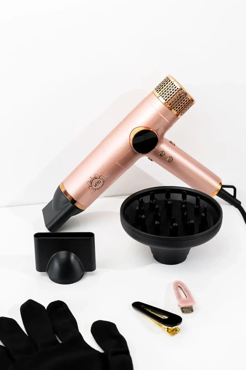 H2d Pro Dynamic Hair Dryer In Rose Gold 2