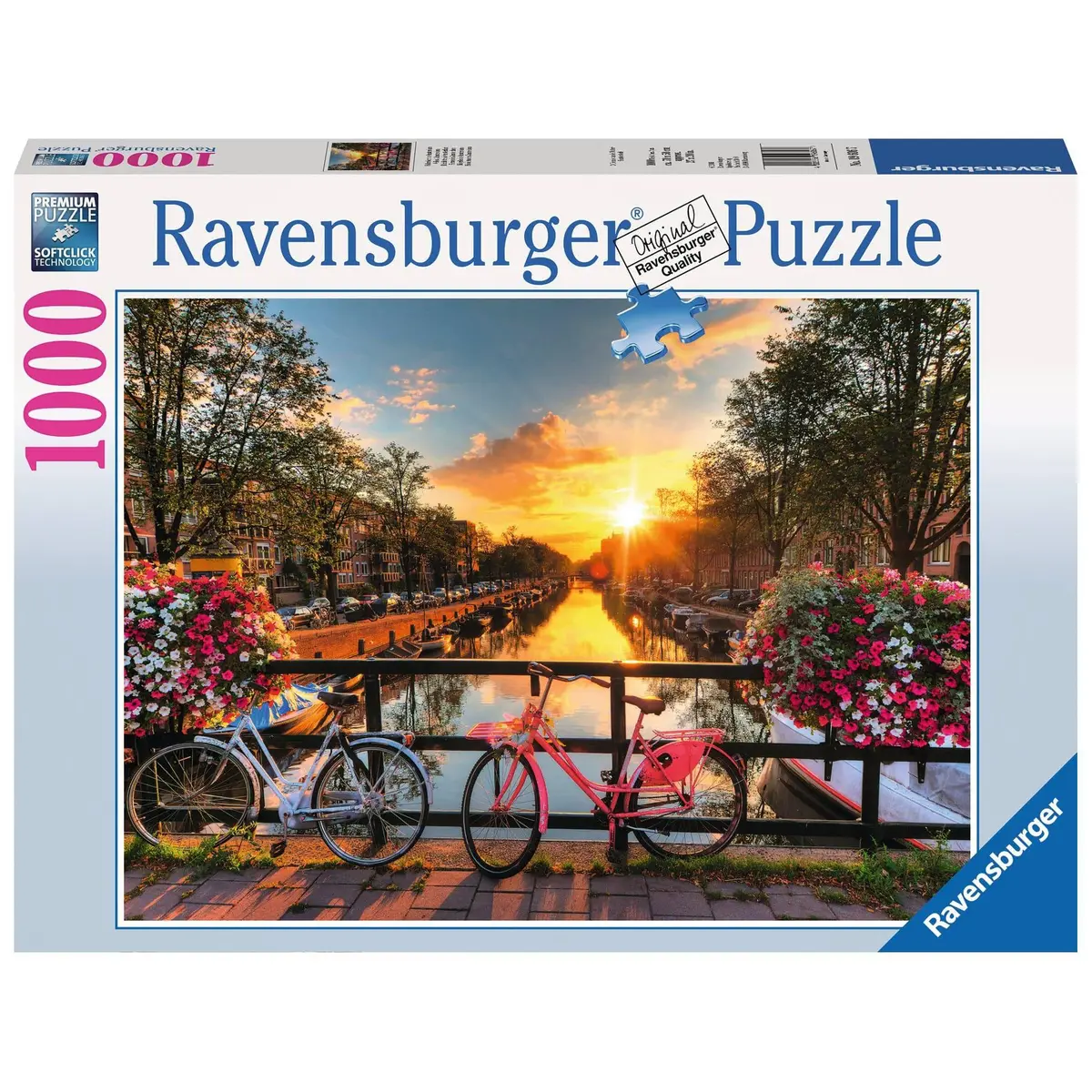 Ravensburger 1000Pc Bicycles In Amsterdam Puzzle 1