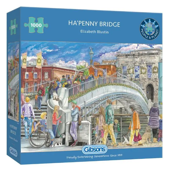 Gibsons 1000Pc Ha'penny Bridge Puzzle 1