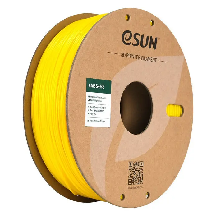 Esun Abs+Hs High Speed 3D Print Filament 1.75Mm 1Kg - Yellow 1