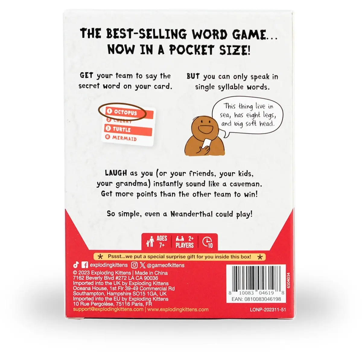 Grab & Game - Poetry For Neanderthals 3