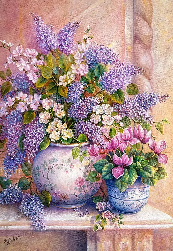 Castorland 1500-Pieces Lilac Flowers Puzzle 2