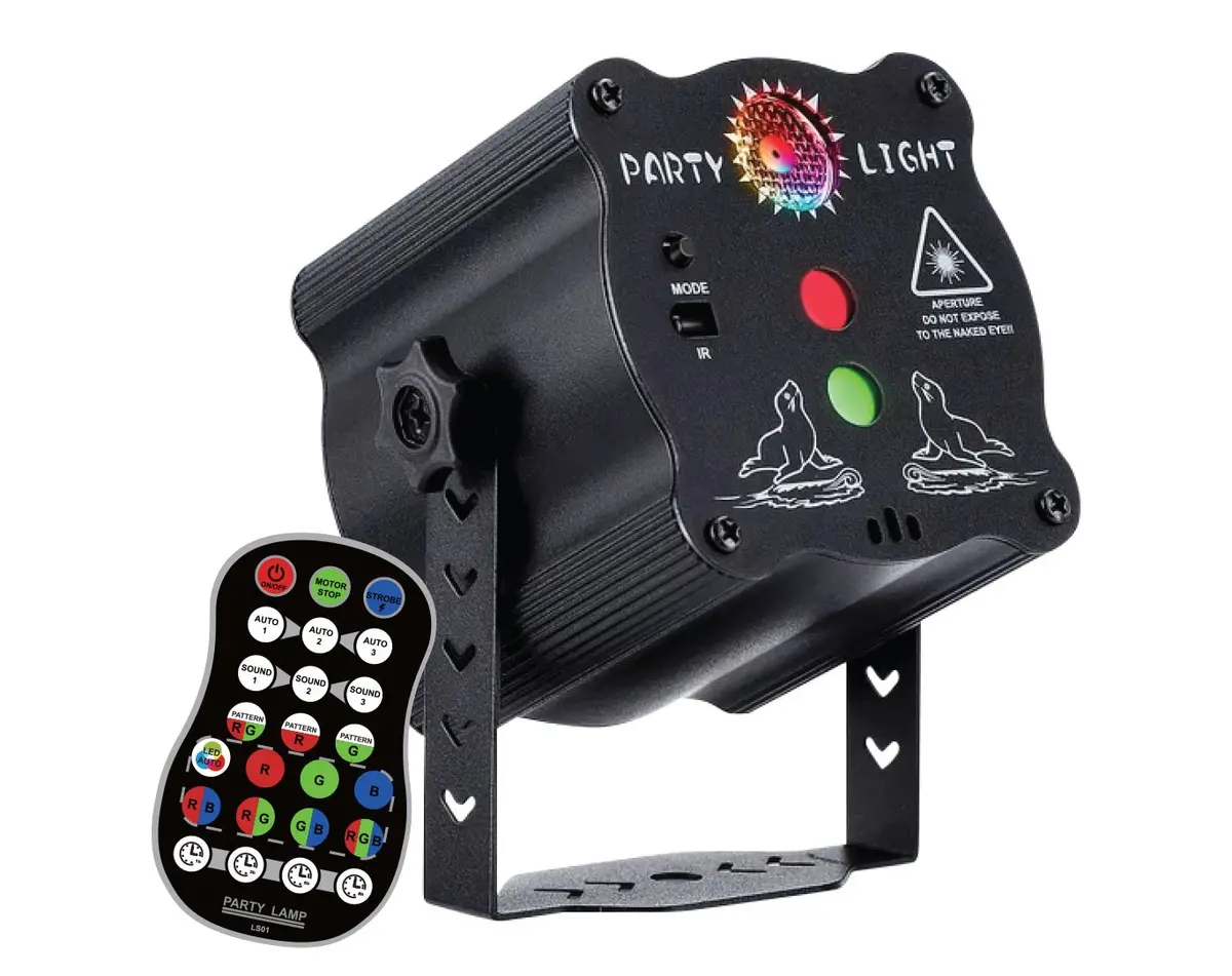 Weconic 2-In-1 Laser Led Disco Ball Party Light (Small) 1