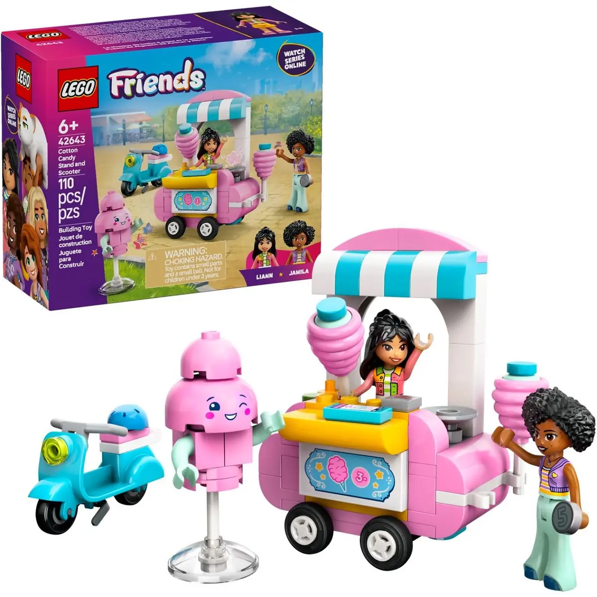 Lego 42643 Cotton Candy Stand And Scooter - Lego Friends 1