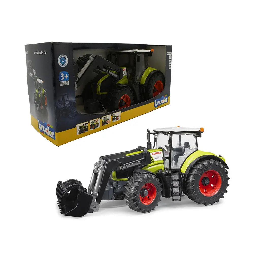Bruder Licensed 1:16 Scale Claas Axion 950 With Frontloader Model Car 2