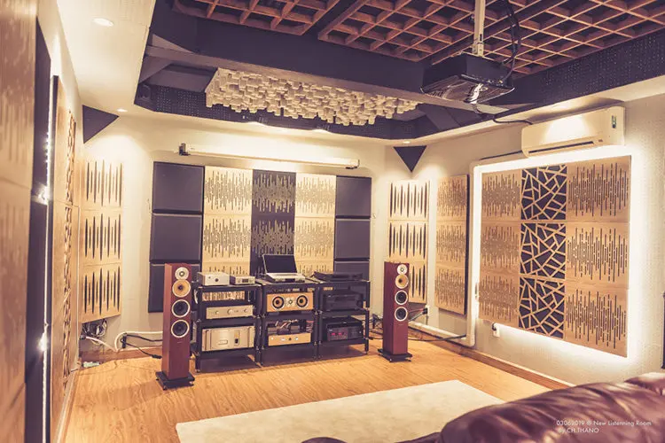 Elite Sound Acoustics 50Mm Panel Foam For Home Theaters (Wave Cherry) 2
