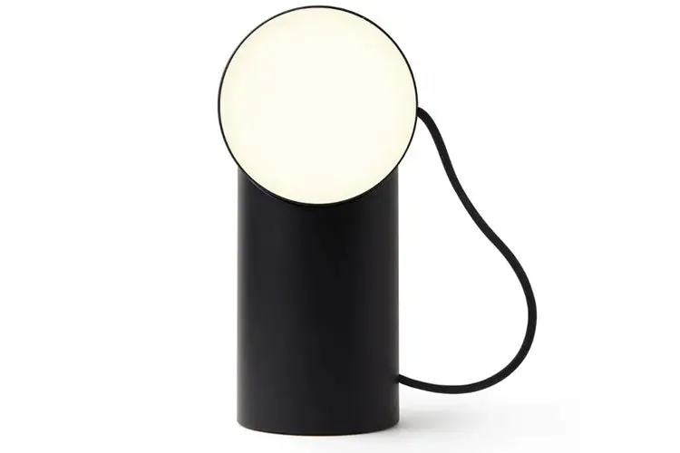 Lexon Orbe Portable Led Lamp With Moving Head (Black) 2