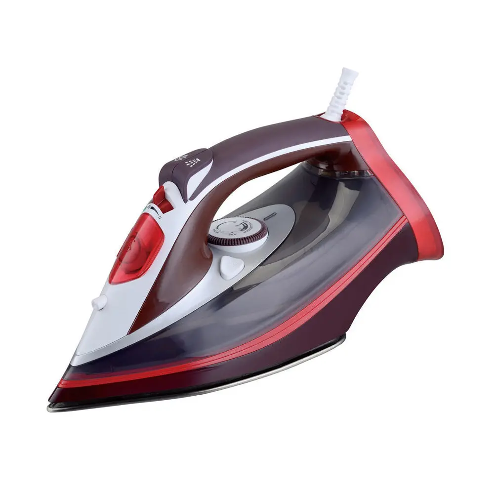 Maxim Deluxe Stainless Steel Steam Iron 2200W (Black/White/Red) 1