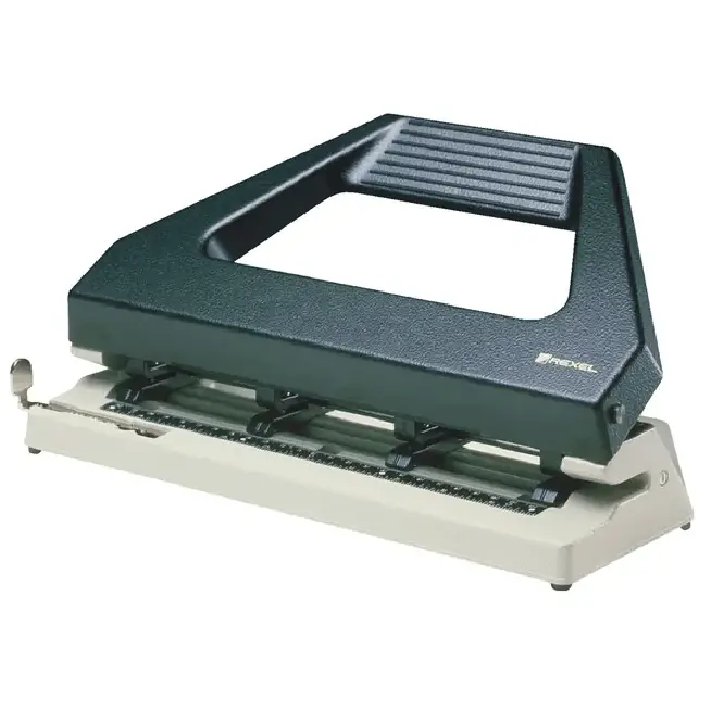 Rexel Heavy Duty Adjustable 4 Hole Punch 25 Sheet V430 1