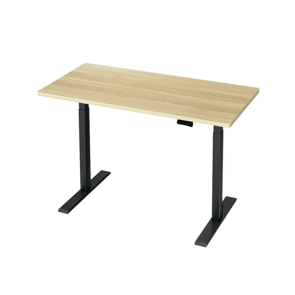 Artiss Standing Desk Motorised Dual Motor Oak 120Cm 1