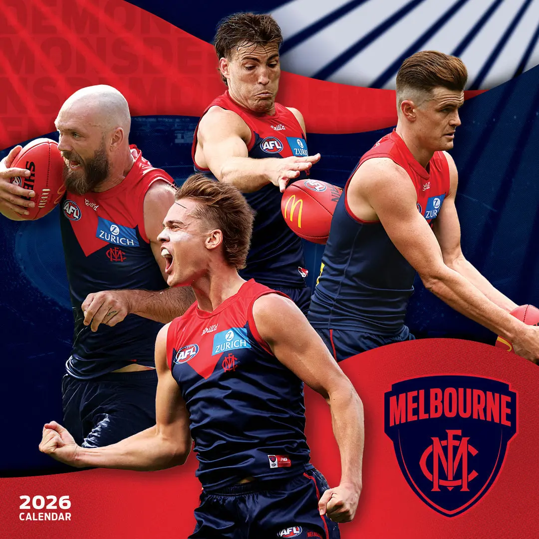 Paper Pocket Afl Melbourne Demons 2026 Calendar 1