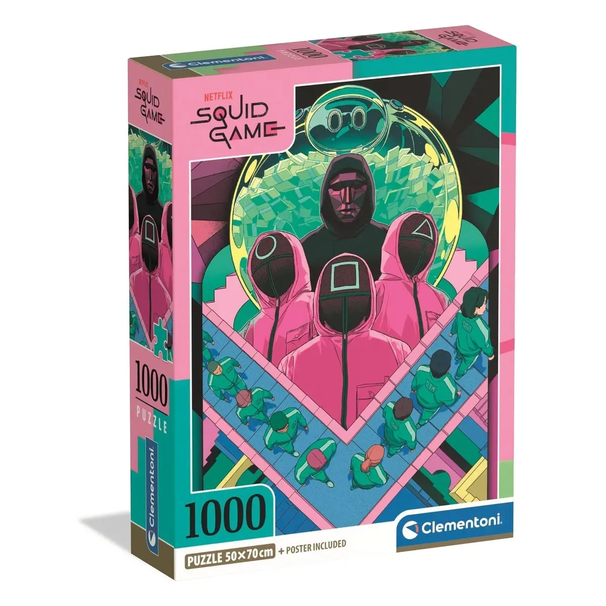 Clementoni Puzzle Squid Game Masked 1,000 Pieces 1