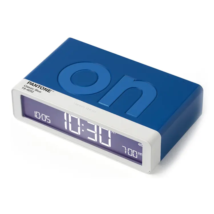 Lexon Flip Classic Reversible Alarm Clock Pantone (Classic Blue) 1
