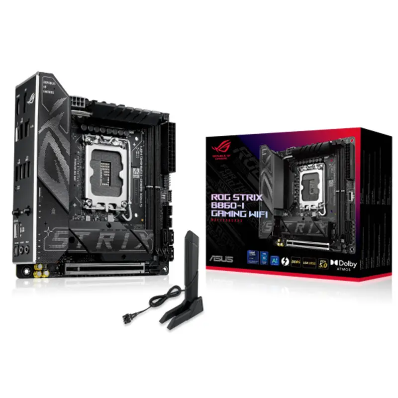 Asus Rog Strix B860-I Gaming Wifi Lga 1851 Mini-Itx Motherboard (Rog Strix B860-I Gaming Wifi) 1