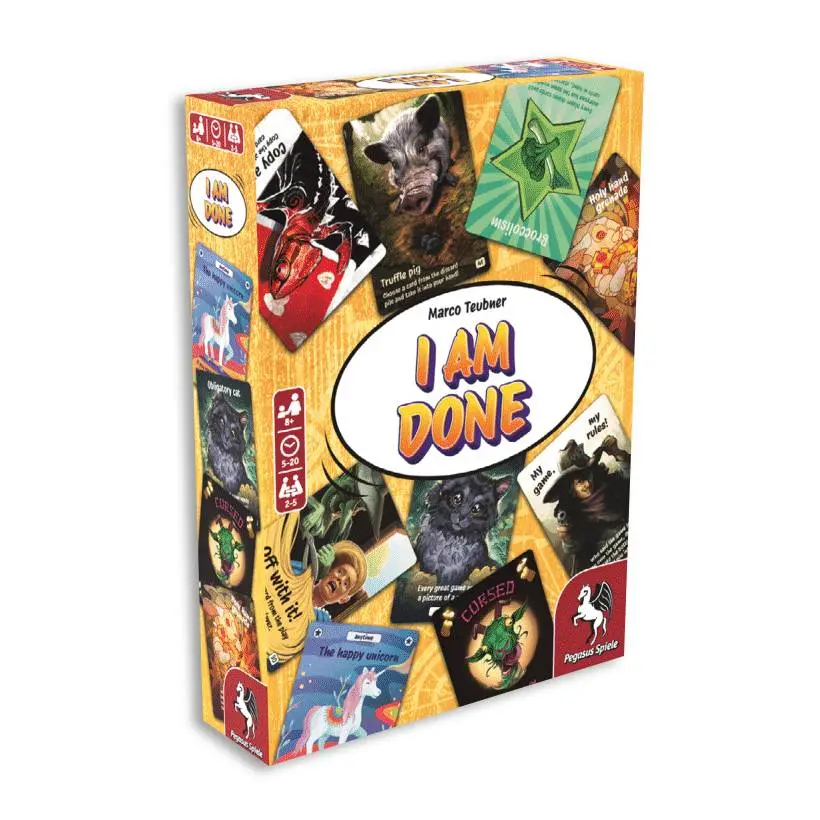 Pegasus Spiele I Am Done Board Game 1