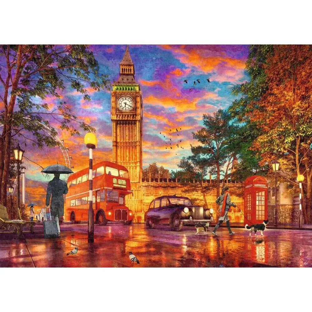 Ravensburger 1000Pc Sunset At Parliament Square Puzzle 2