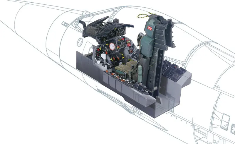 Italeri 1/12 F-104G Cockpit 2