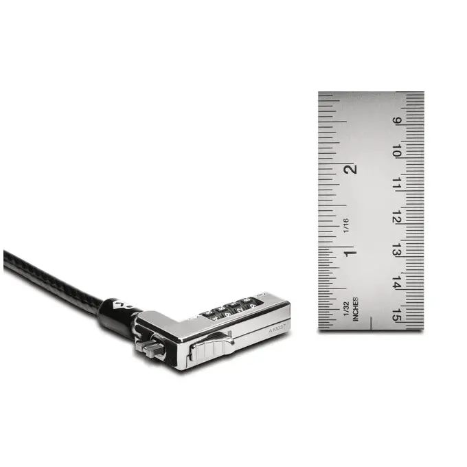 Kensington Slim Nanosaver Combination Laptop Lock Serialised Black 2