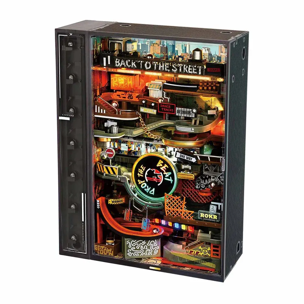 Robotime Marble Run Hipc Hopc Street With Elevator 1