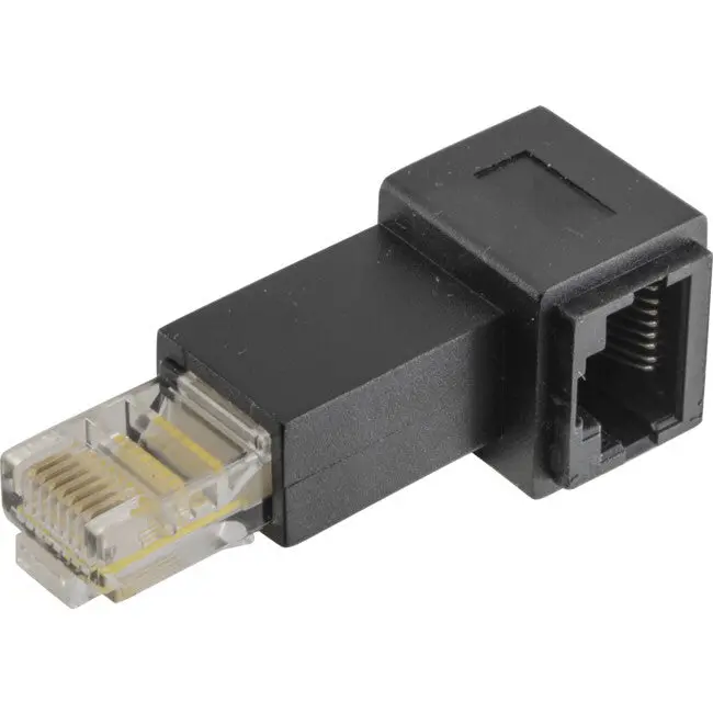Pro2 Right Angle Rj45 8P8c Adapter Plug To Socket 2