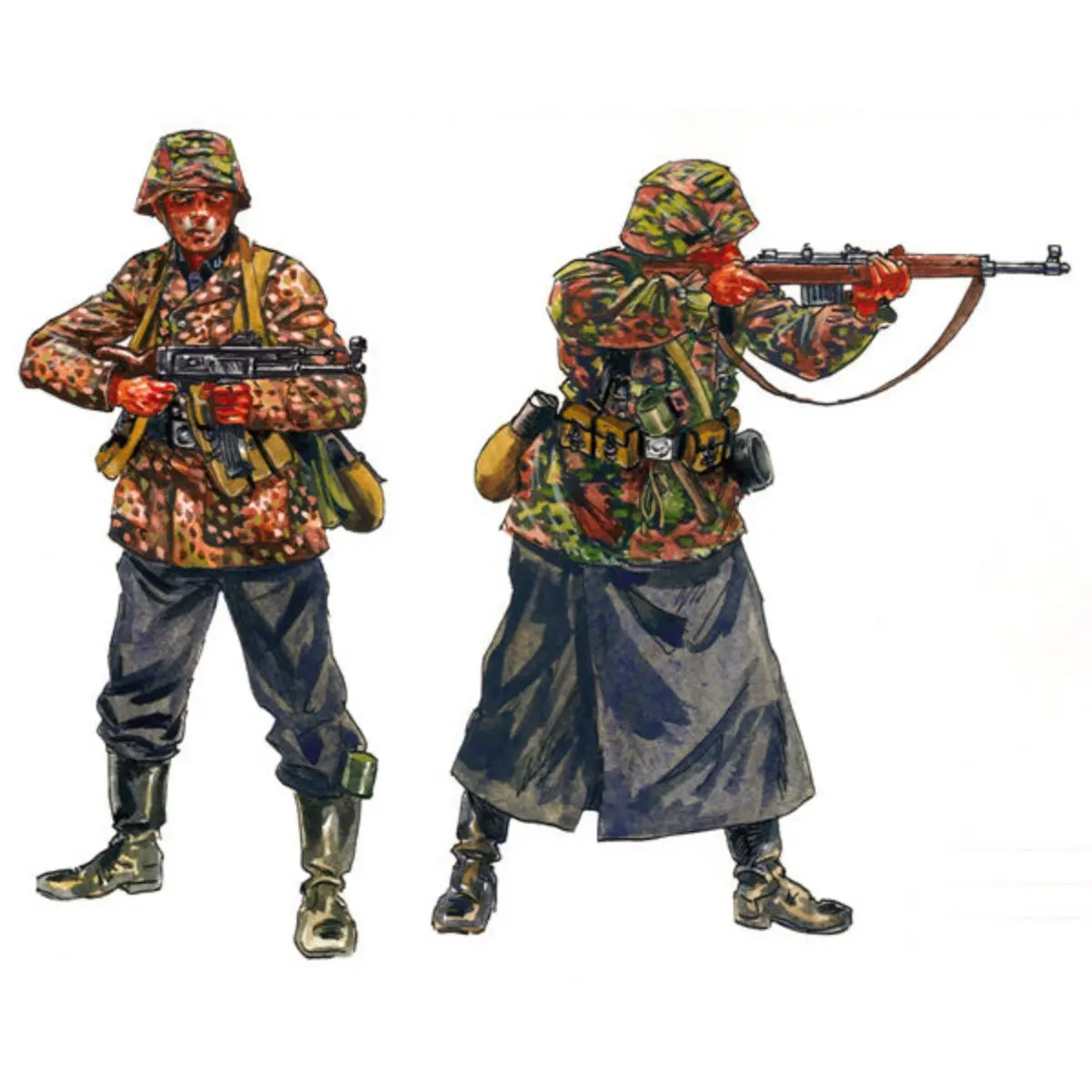 Italeri 1/72 Wwii German Elite Troops 1