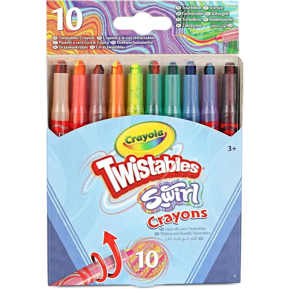 Crayola Twistables Swirl Mini Crayons Colouring Tools Craft Kit 10Pc 1