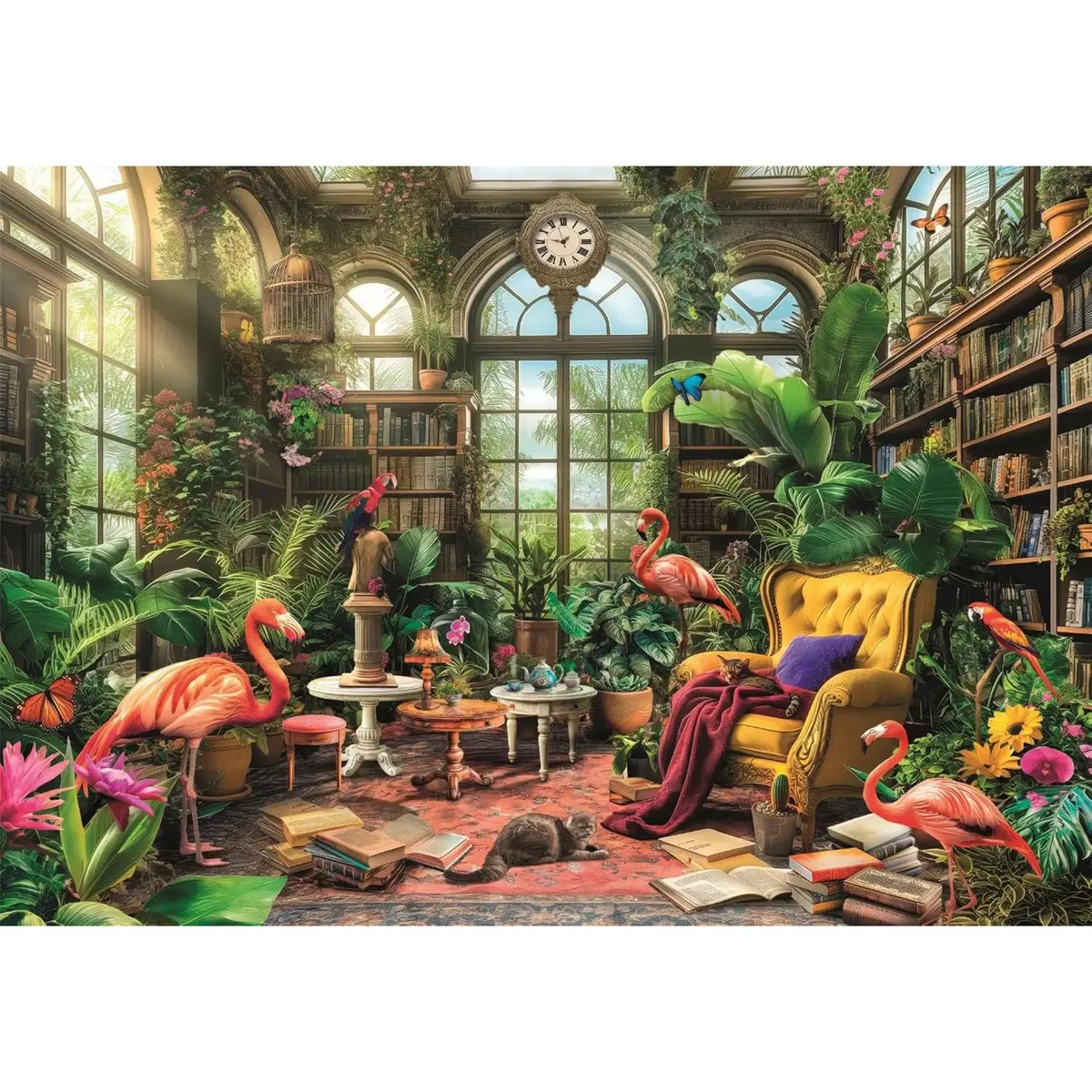 1000Pc The Greenhouse Library Puzzle 2