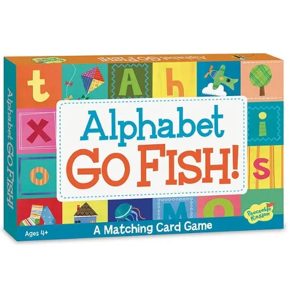 Peaceable Kingdom Alphabet Go Fish! Game 1