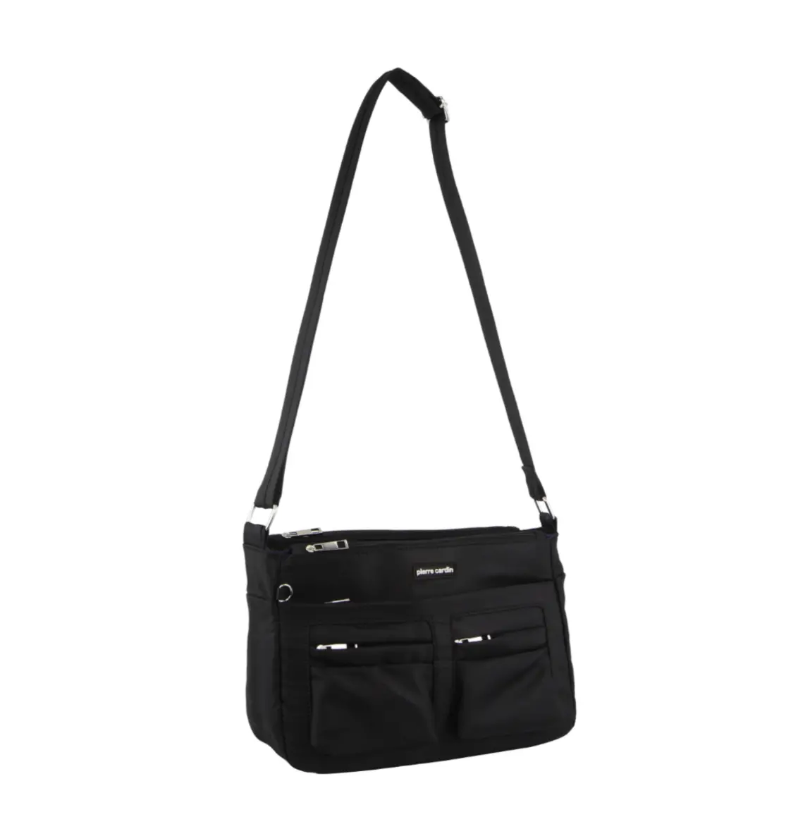 Pierre Cardin Casual Anti-Theft Cross Body Bag Rfid Blocking Two-Tone (Black) 1