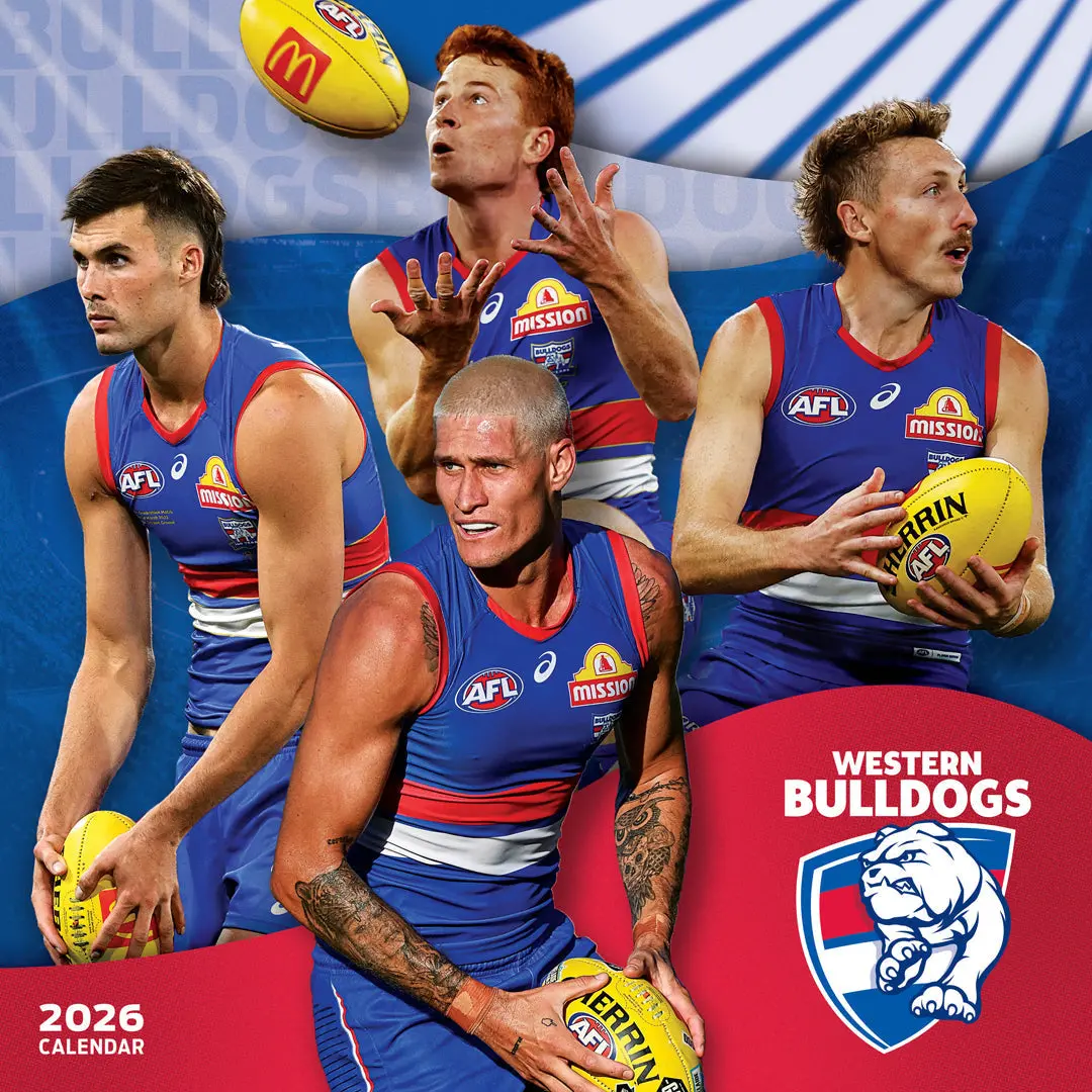 Paper Pocket Afl Western Bulldogs 2026 Calendar 1