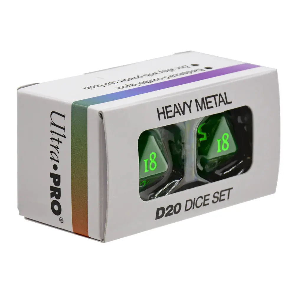 Ultra Pro: Up15937 Vivid Heavy Metal Dice (Green) 2