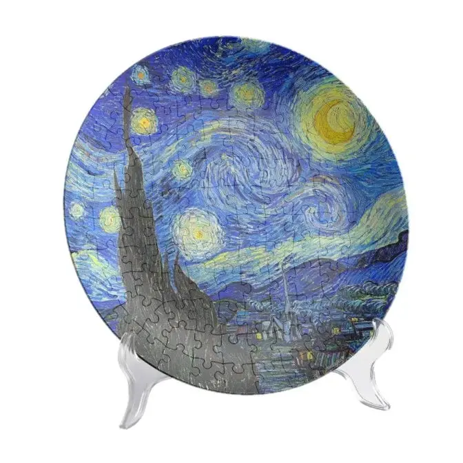 Pintoo 3D Plate Van Gogh Starry Night Puzzle 1