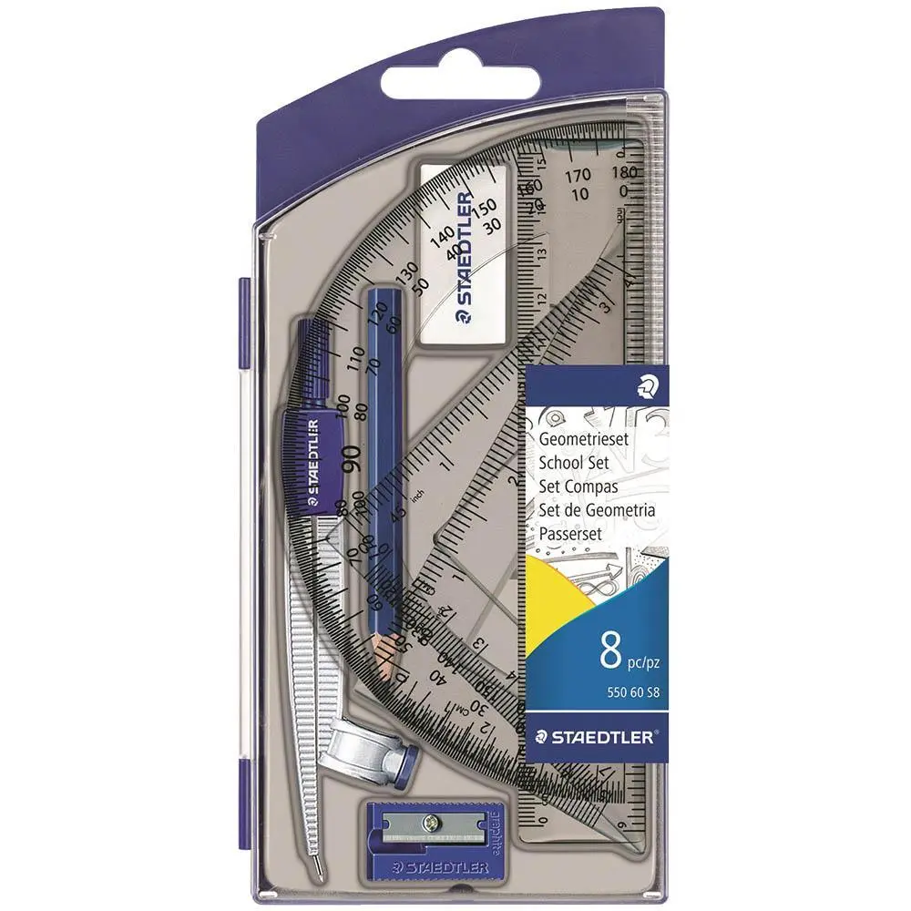 Staedtler 550 Noris Club School Maths Set 8 Piece 1