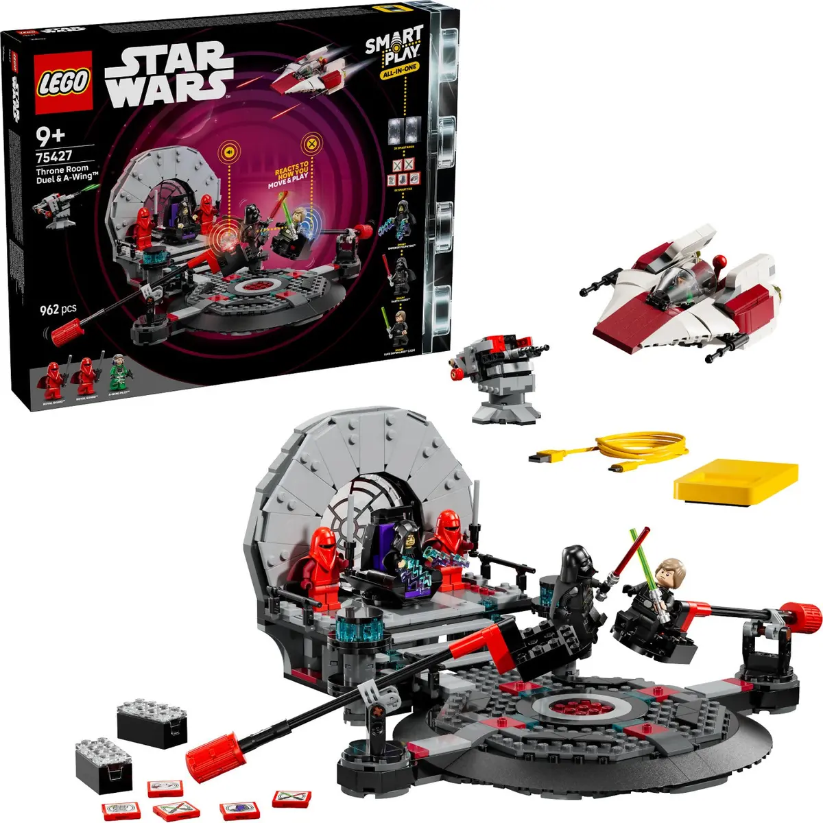 Lego 75427 Smart Play: Throne Room Duel And A-Wing - Star Wars 1