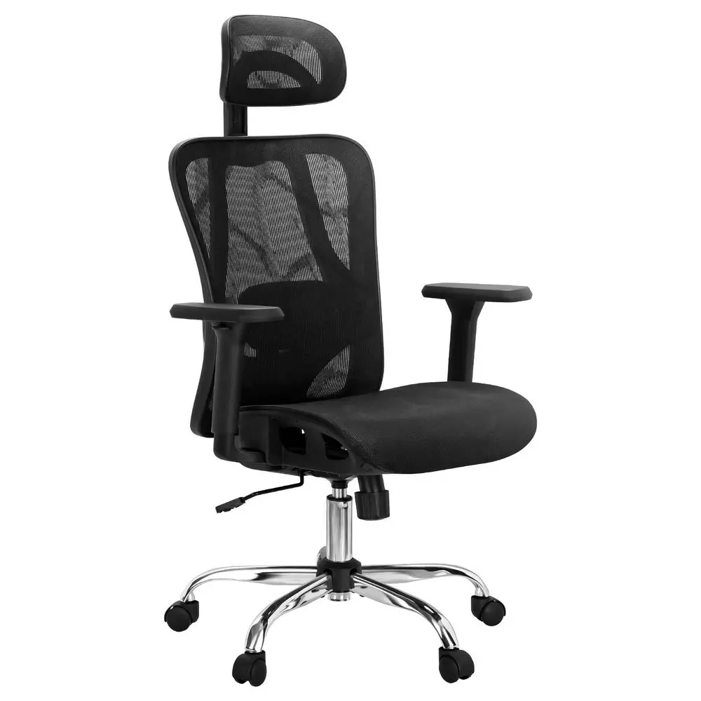 Artiss Ergonomic Office Chair Recline (Black) 1